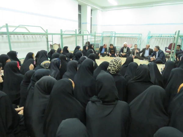 بازدید سرپرست امور پردیس های استان از سراهای دانشجویی پردیس فاطمه الزهرا (س) 11