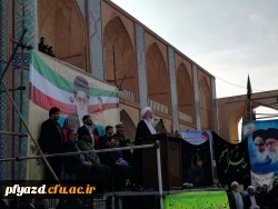 گزارش تصویری حضور دانشجومعلمان پردیس فاطمه الزهرا (س) در راهپیمایی میثاق یزدی ها با ولایت 4