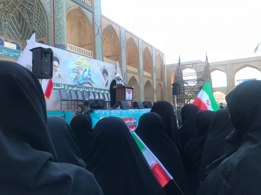 حضور همکاران و دانشجومعلمان پردیس در مراسم بزرگداشت حماسه ۹ دی  2