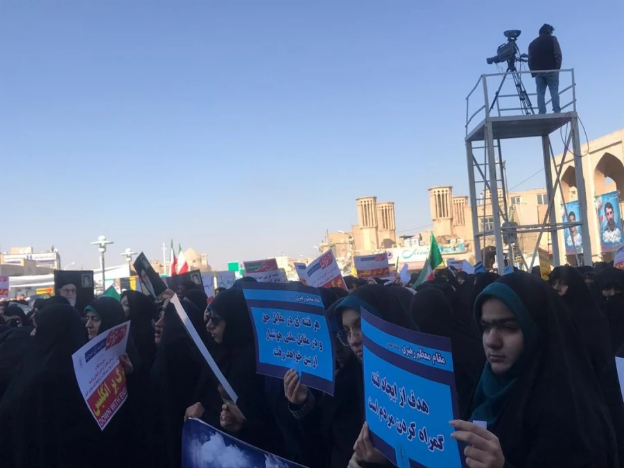 حضور همکاران و دانشجومعلمان پردیس در مراسم بزرگداشت حماسه ۹ دی  5