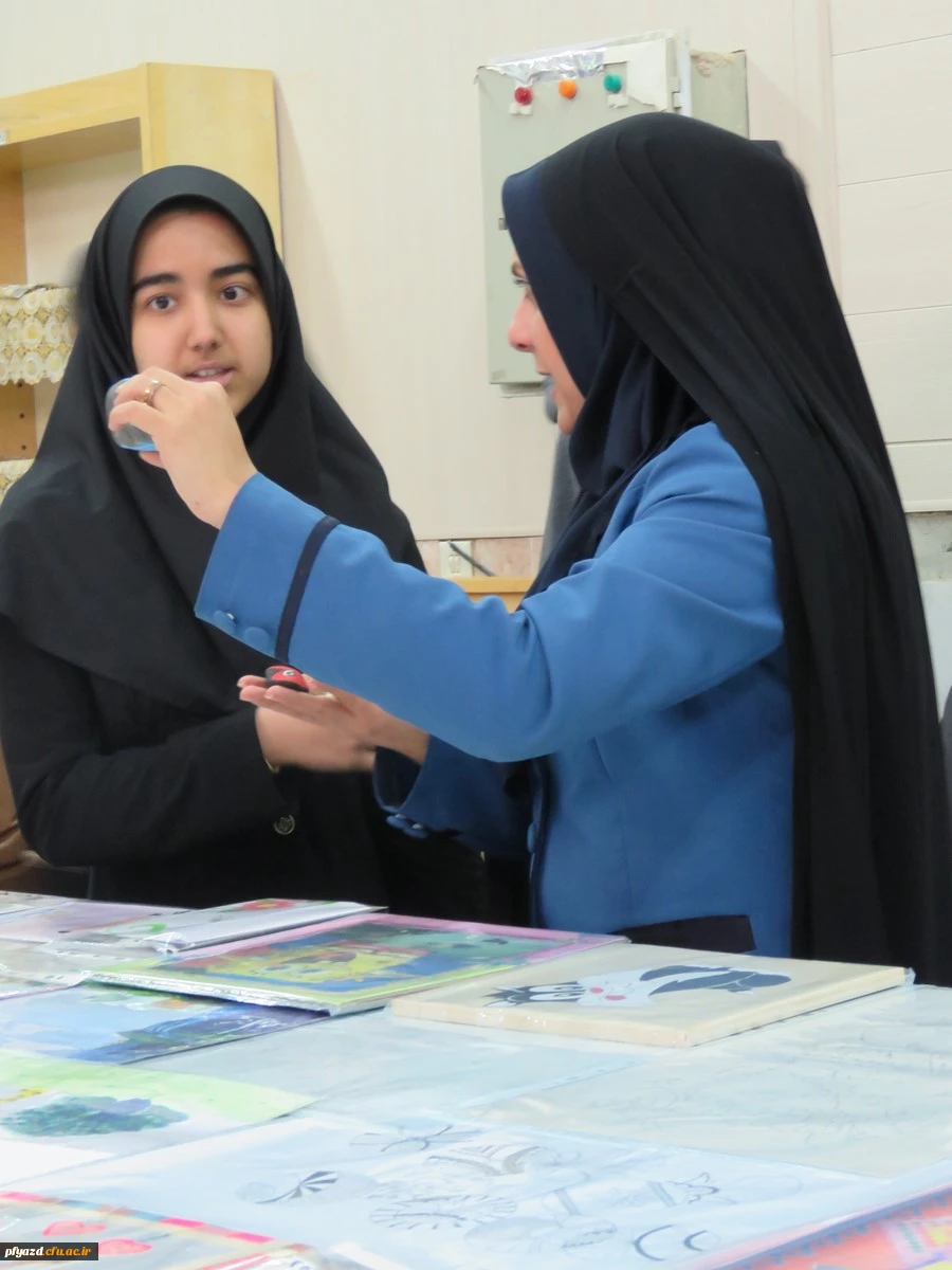 بازدید سرپرست پردیس از ژوژمان هنری دانشجومعلمان پردیس 4