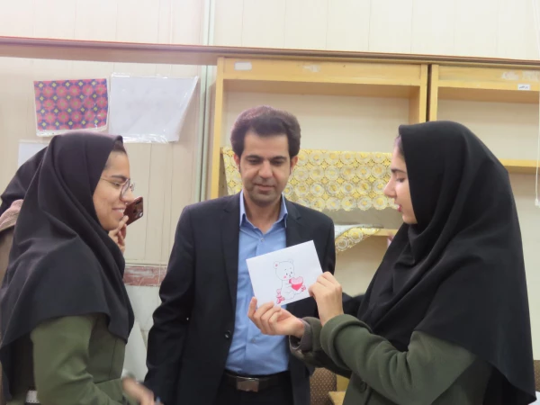 بازدید سرپرست پردیس از ژوژمان هنری دانشجومعلمان پردیس 6