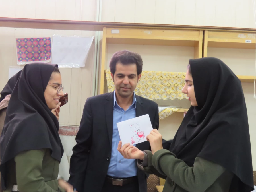 بازدید سرپرست پردیس از ژوژمان هنری دانشجومعلمان پردیس 6