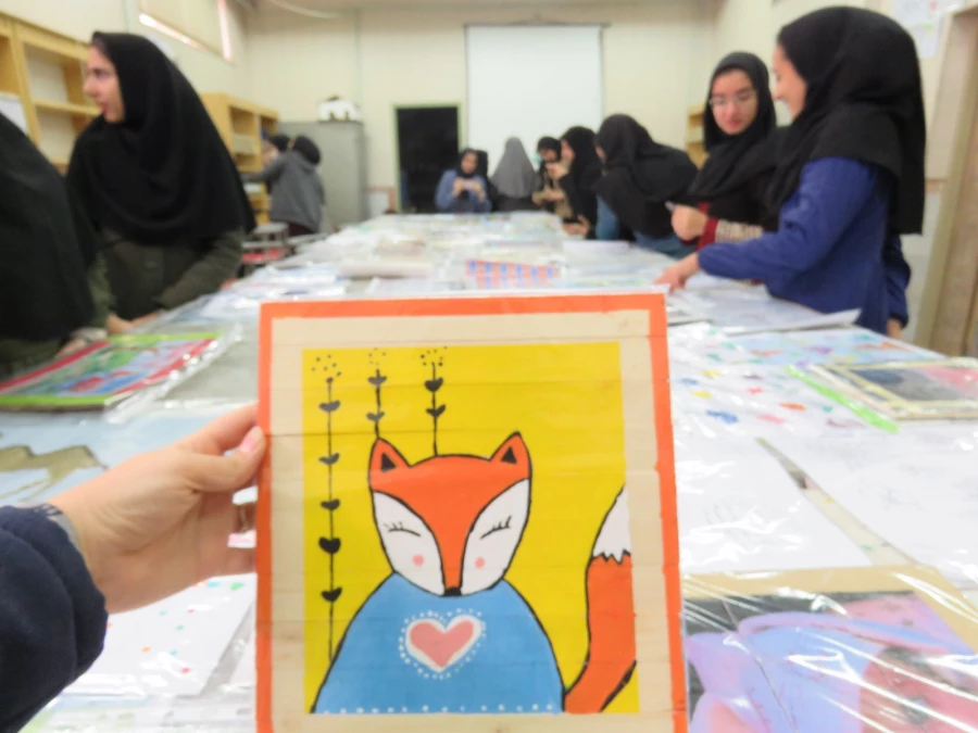 بازدید سرپرست پردیس از ژوژمان هنری دانشجومعلمان پردیس 7