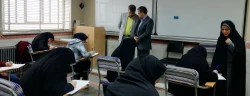 بازدید سرپرست مدیریت امور پردیس های استان و سرپرست پردیس از برگزاری امتحانات 2