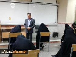 بازدید سرپرست مدیریت امور پردیس های استان و سرپرست پردیس از برگزاری امتحانات 4