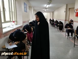 بازدید سرپرست مدیریت امور پردیس های استان و سرپرست پردیس از برگزاری امتحانات 7