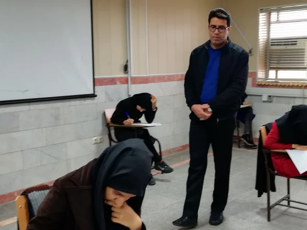 گزارش تصویری بازدید از برگزاری امتحانات نیمسال اول تحصیلی 99-98 2