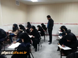 گزارش تصویری بازدید از برگزاری امتحانات نیمسال اول تحصیلی 99-98 3